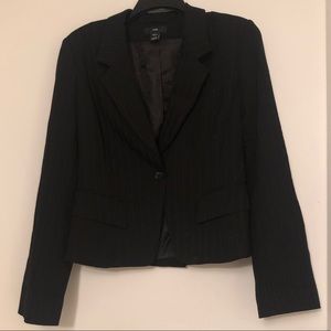 H&M career striped blazer